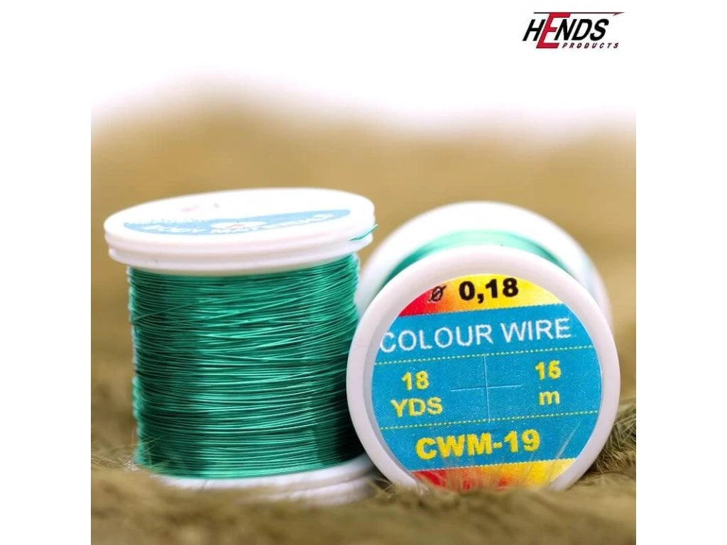 Hends Colour Wire 0,18 - Turquoise Blue lt. - 19
