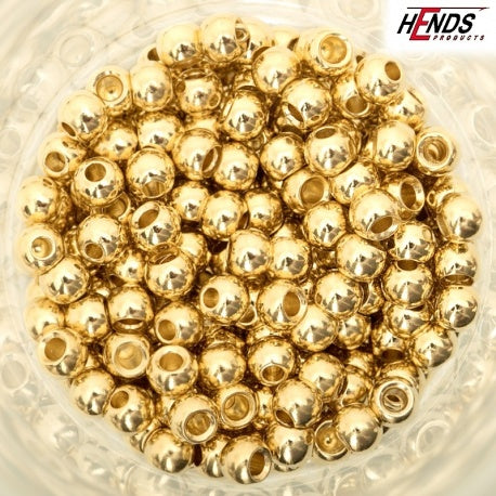 Hends Bead Head (Brass/Messing) - Gold, 4,6 mm