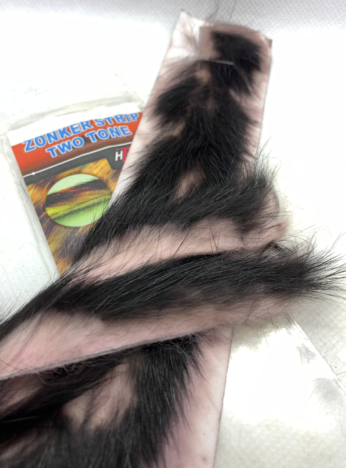 Two Tone Rabbit Strips - Salmon Pink/Black