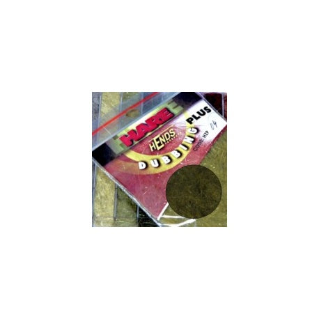 Hare Dubbing Plus - Olive dk. - pearl eff. - 16