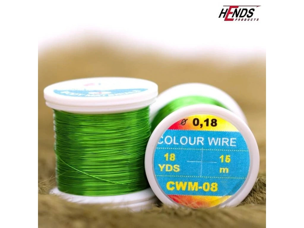 Hends Colour Wire 0,18 - Green Dk - 07