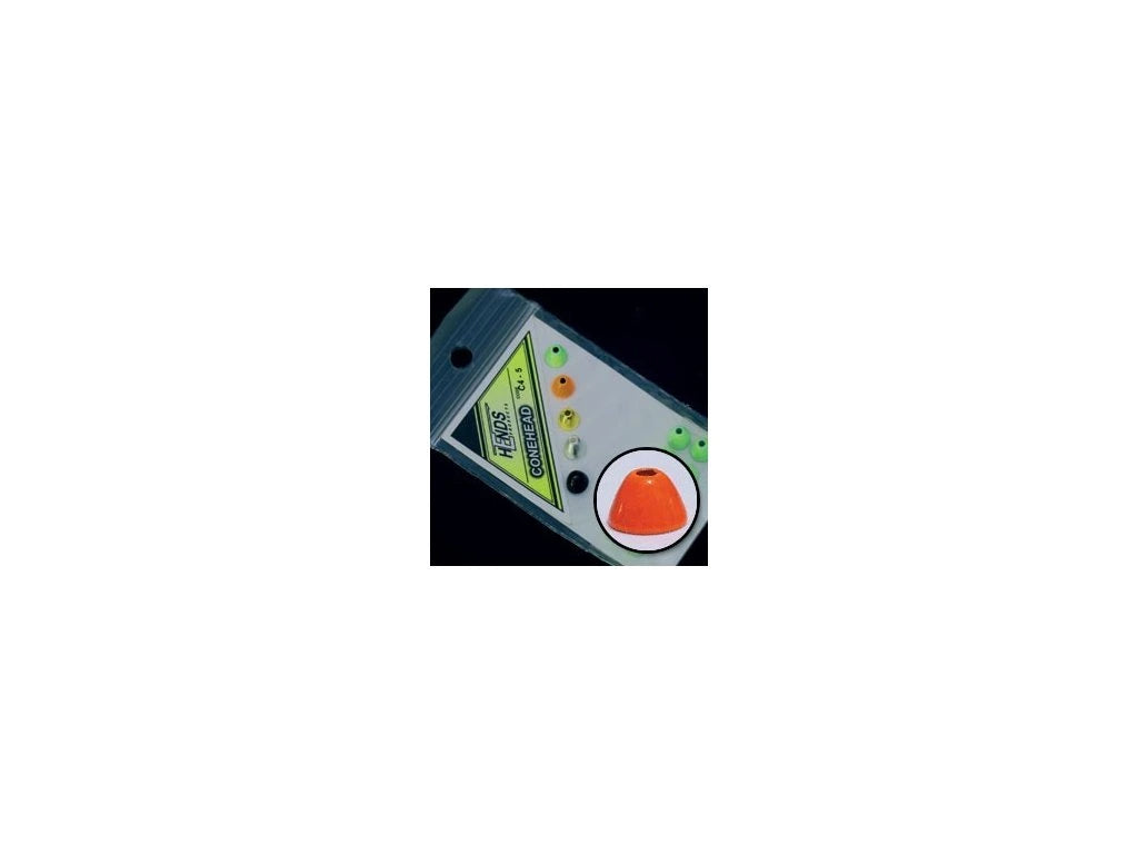 Hends Cone Heads - Orange Fluor 5 mm, 5 mm