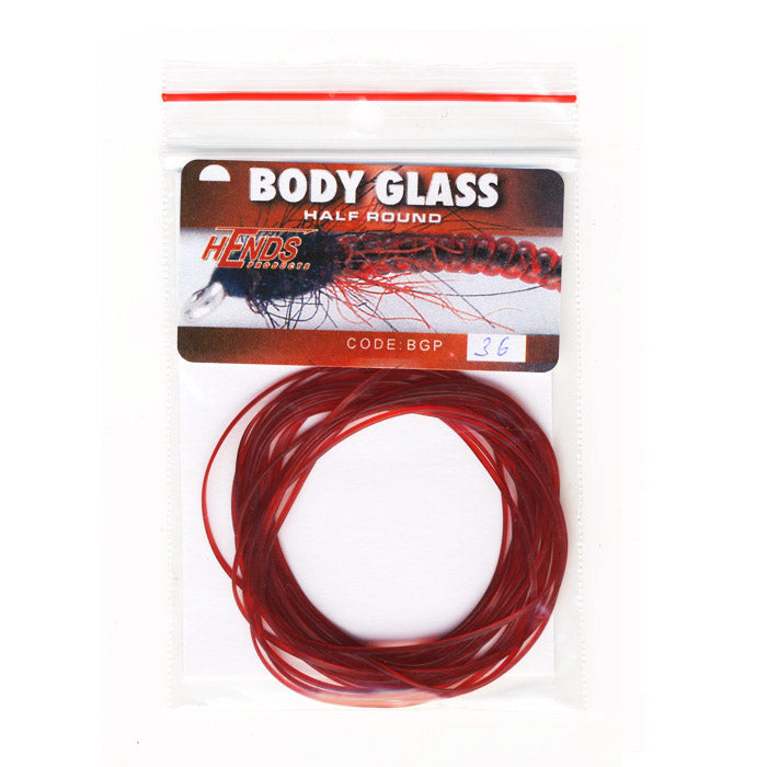 Body Glass Round (larva lace) - Wine Red - 36