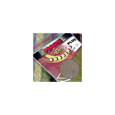 Hare Dubbing Plus - Brown Beige dk. - pearl eff. - 13