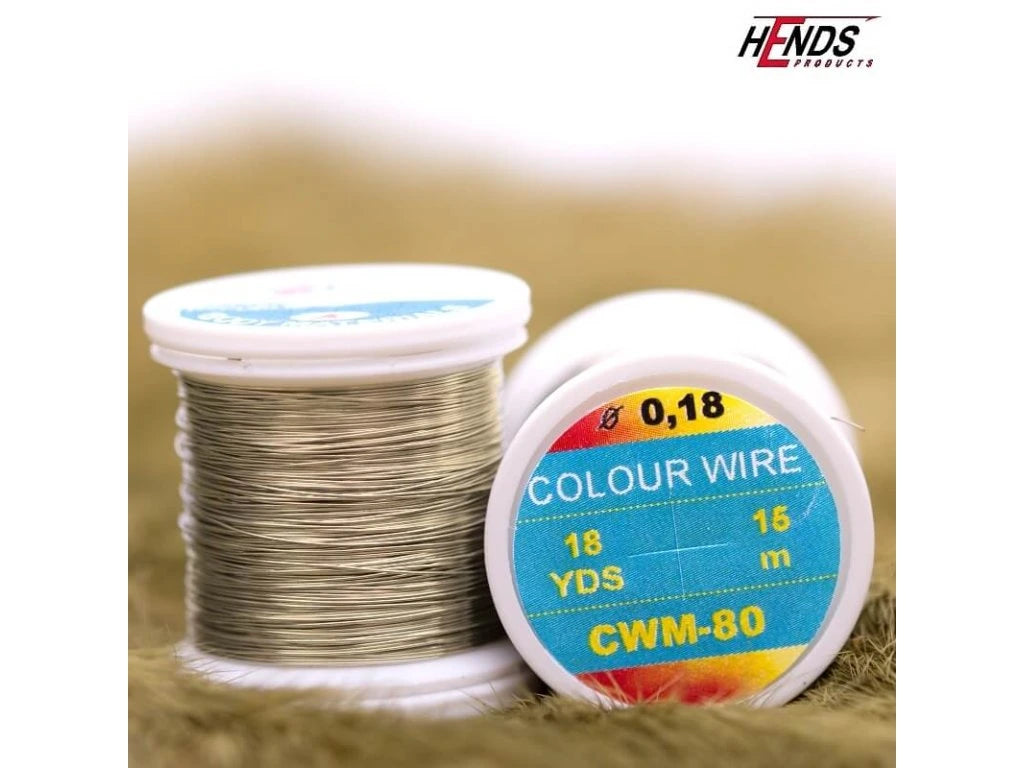 Hends Colour Wire 0,14 - Old Silver - 80