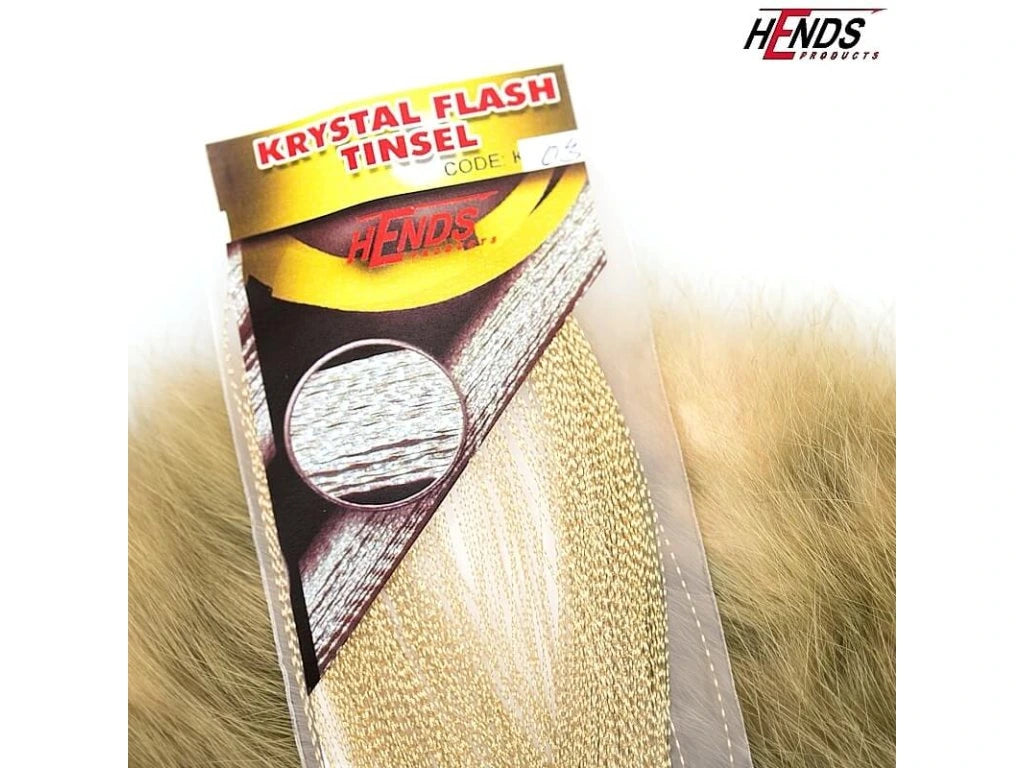 Hends Krystal Flash Tinsel - Gold - 03
