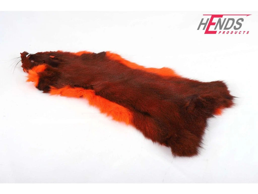 Hends Squirrel Skin - Orange Grizzled