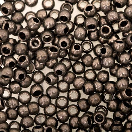 Hends Bead Head (Brass/Messing) - Black, 3,3 mm