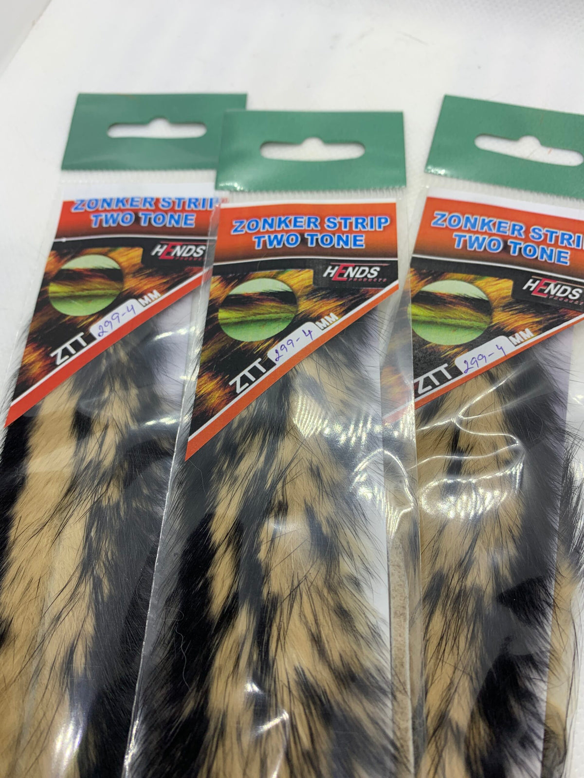 Two Tone Rabbit Strips - Tan - Black 299