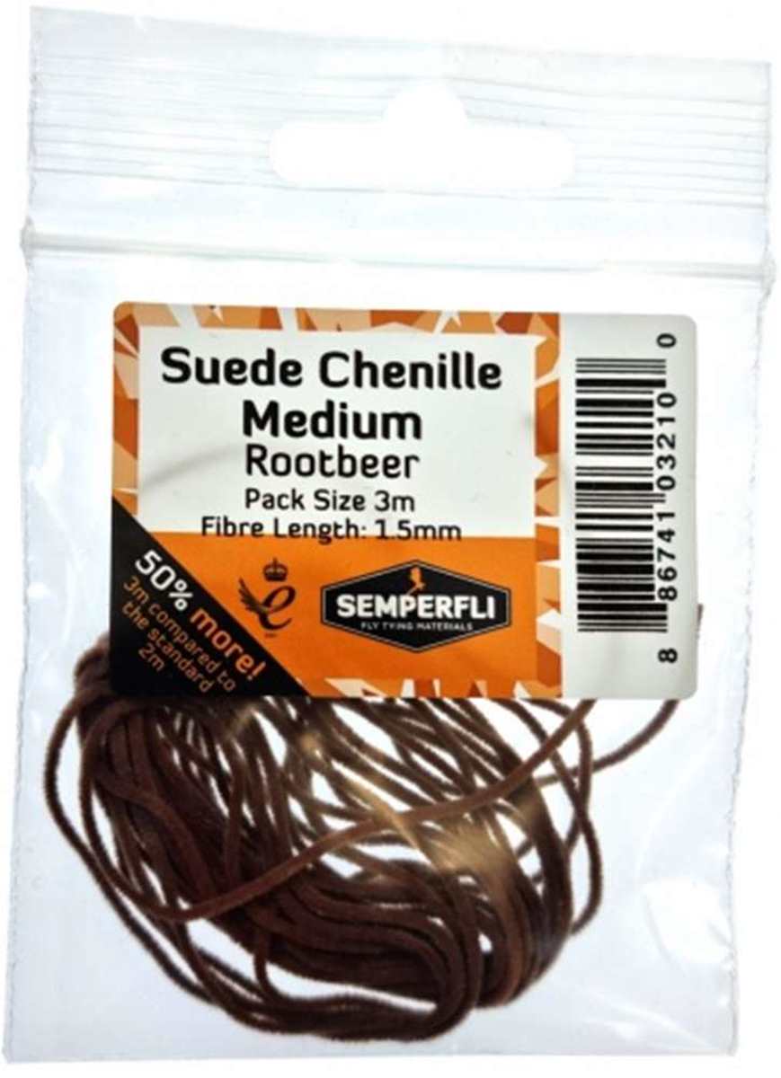 Semperfli Suede Chenille 2 mm og 1,5 mm - Rootbeer 1,5 mm