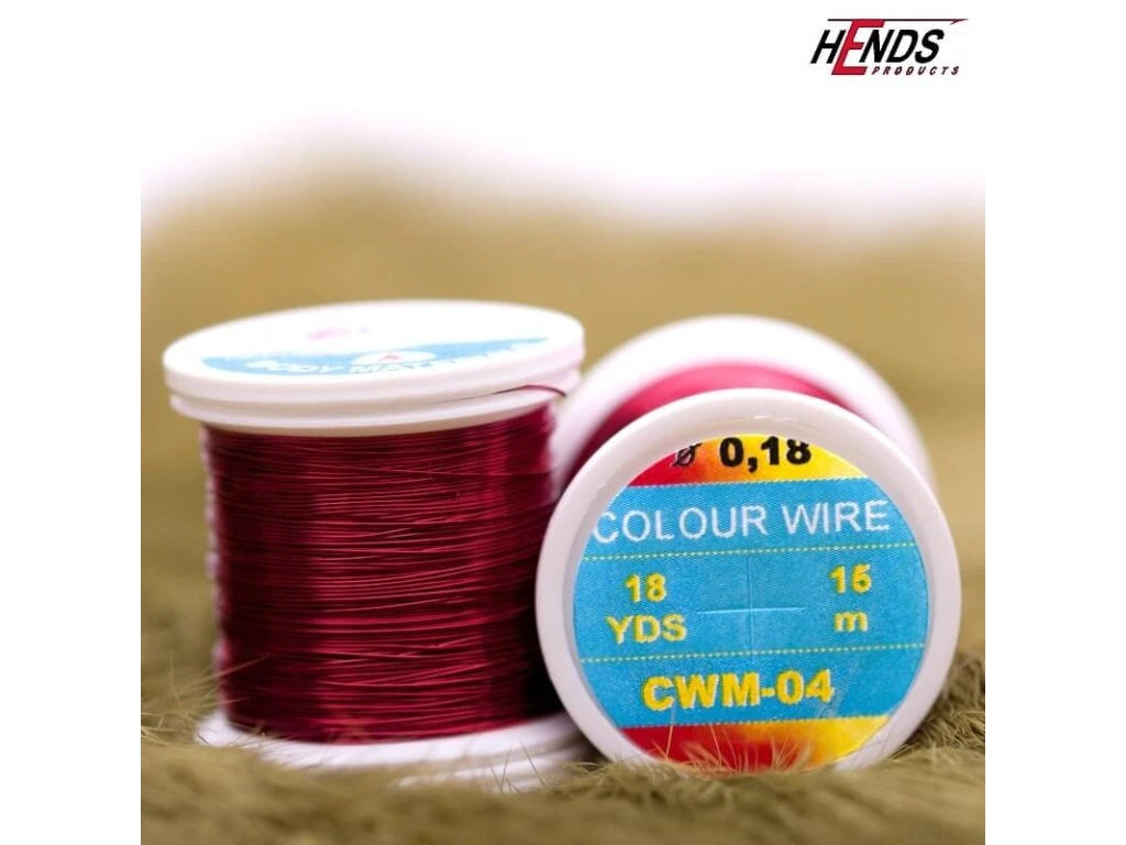 Hends Colour Wire 0,18 - Red - Brown 04