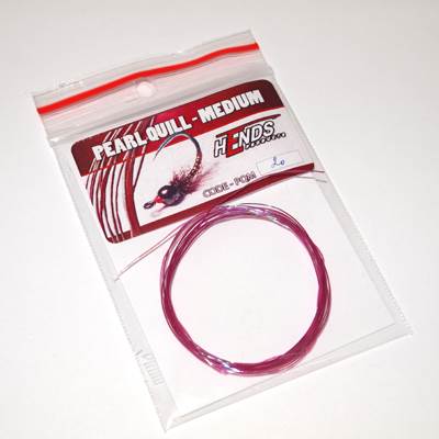 Pearl Quill - medium - White - violet and green effect - 1