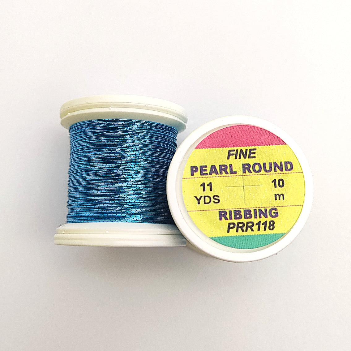 Hends Pearl Round Ribbing - Turquoise Blue Tinsel 118
