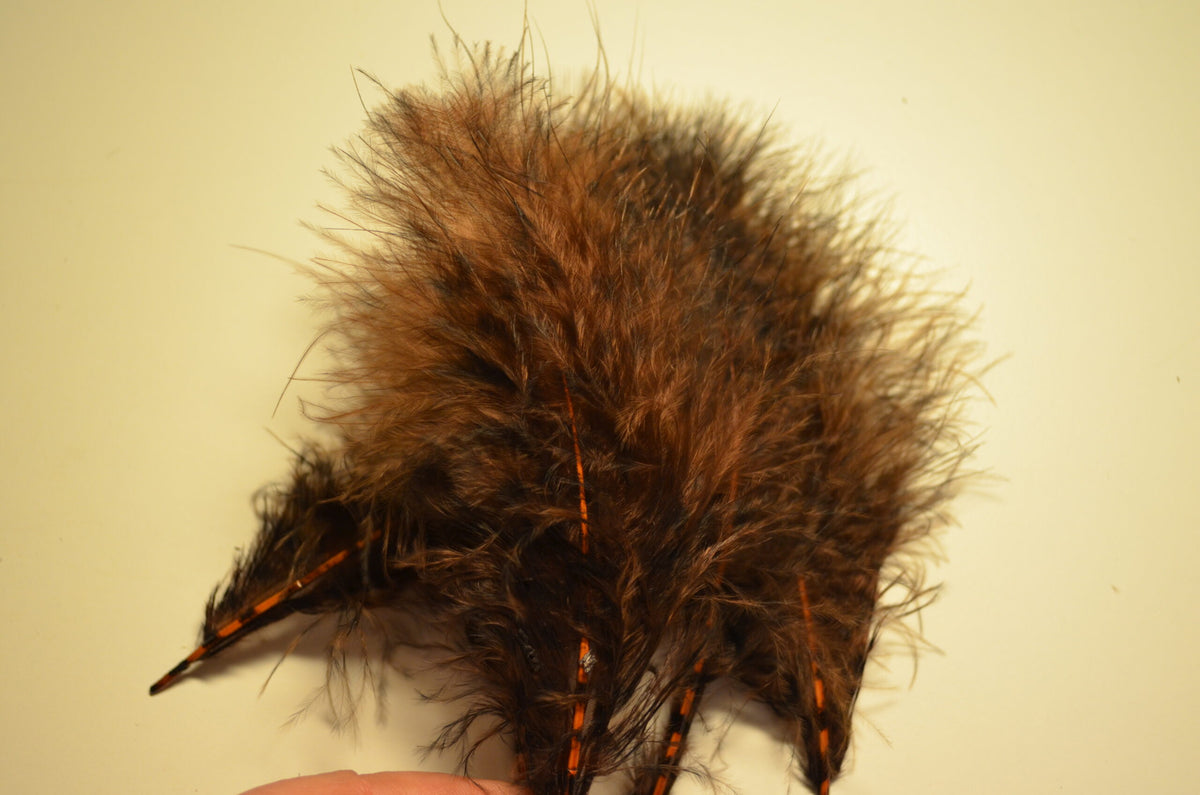 Hends Grizzly Marabou - Brown / Black