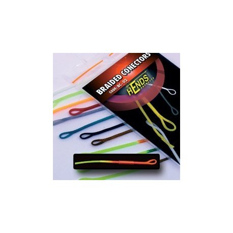 Braided Connectors Indicator - Fl Orange/Fl Yellow