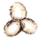 Furry Band - White - Black 109