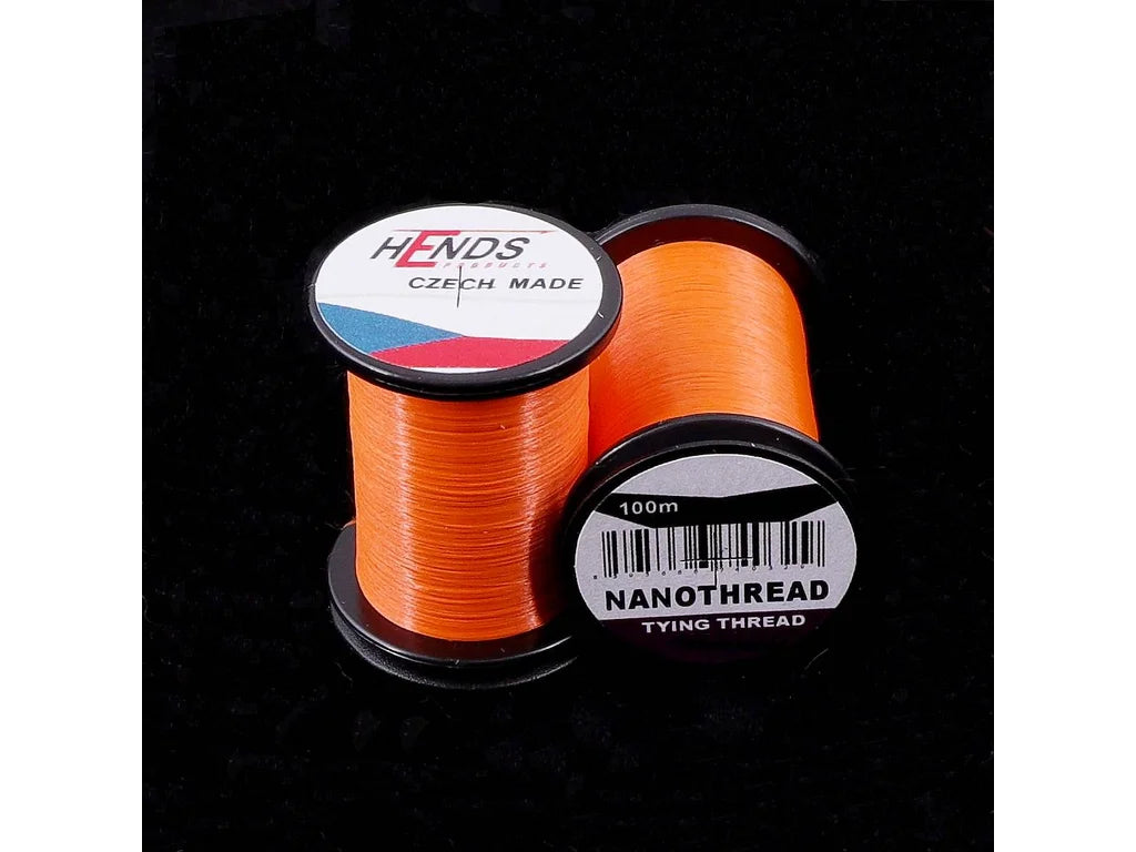 Hends NanoThread 12/0 stor org spole - Fl Orange 132