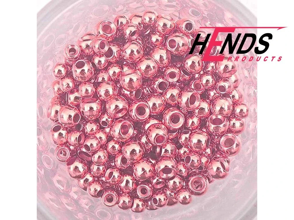 Hends Normal Beads Tungsten 3,8 og 3,3mm - Anodizing Pink, 3,8 mm image