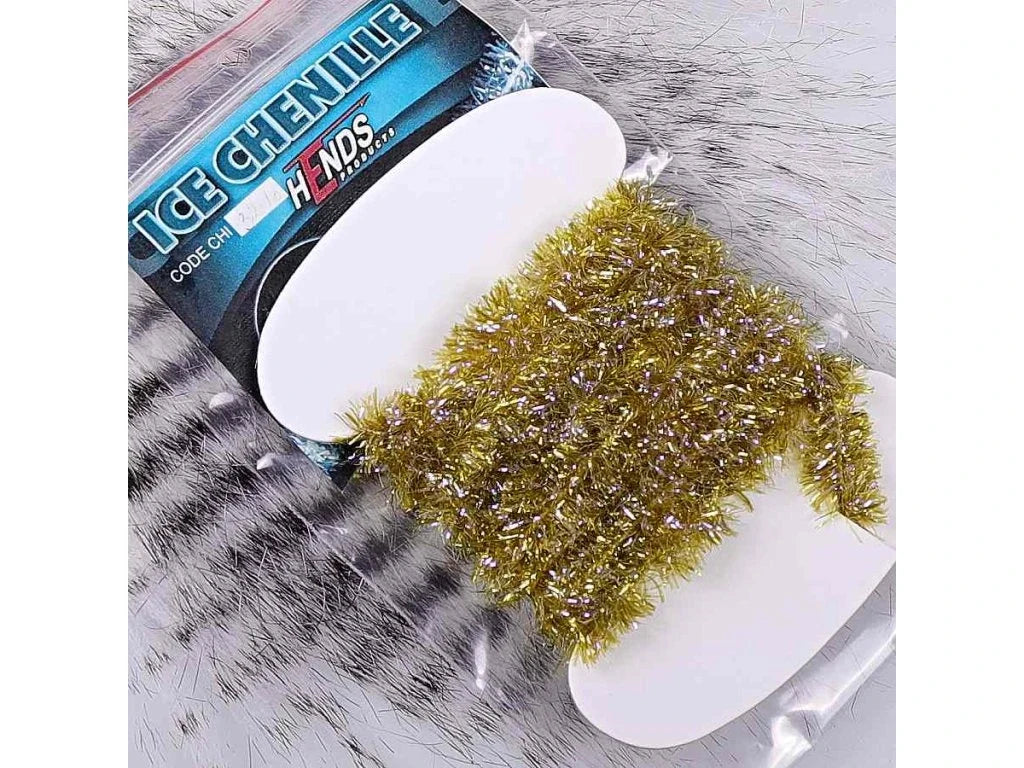Hends  Flash Chenille 4mm - Ice Olive 34 image