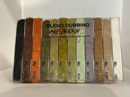 Blend Dubbing Box Natural colours Dispenser 12 colors - 2