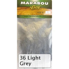 Hends Marabou - Grey light - 36