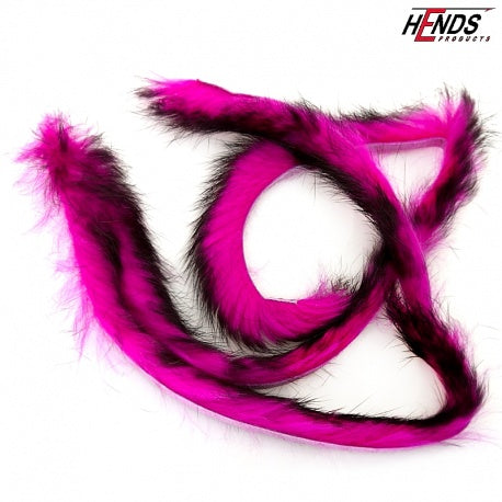 Two Tone Rabbit Strips - Fuchsine - Black-139