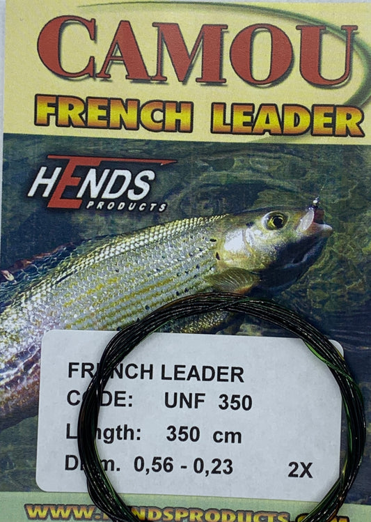 NYHET 2X Camou French Leader 350 cm 0,55 - 0,23