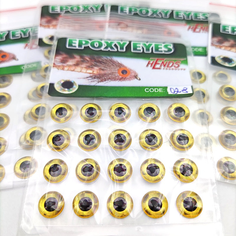 Epoxy Eyes - Gold light Holographic - 2, 5mm image