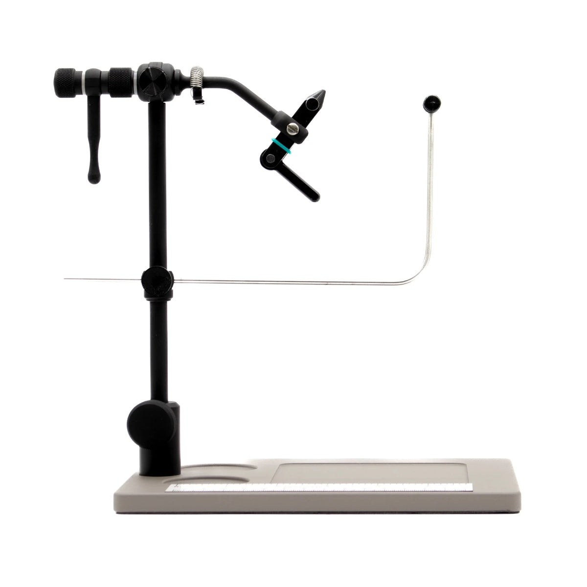 Traveler 2300 Series Vise with Tan Streamer Pedestal Base and Material Clip
