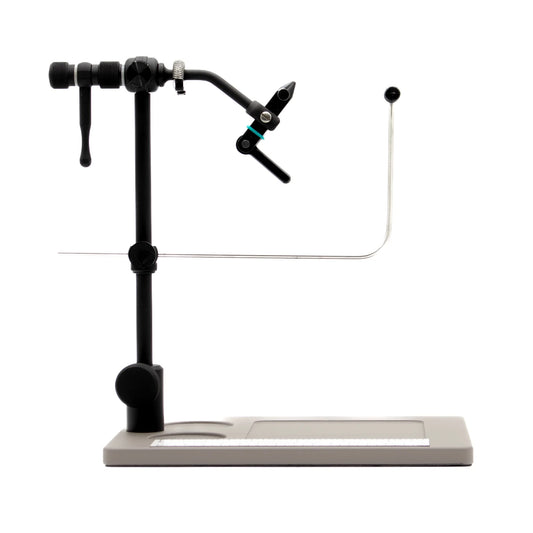 Traveler 2300 Series Vise with Tan Streamer Pedestal Base and Material Clip