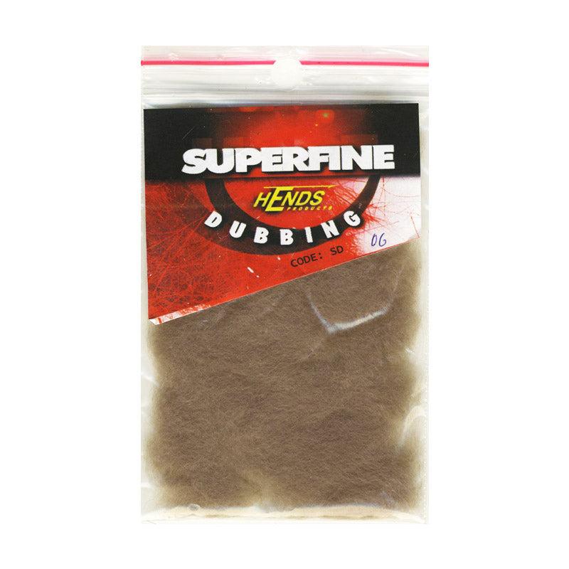 Hends tørrflue Superfine Dubbing - Beige Dk. - 06