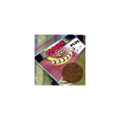 Hare Dubbing Plus - Brown dk. - pearl eff. - 12