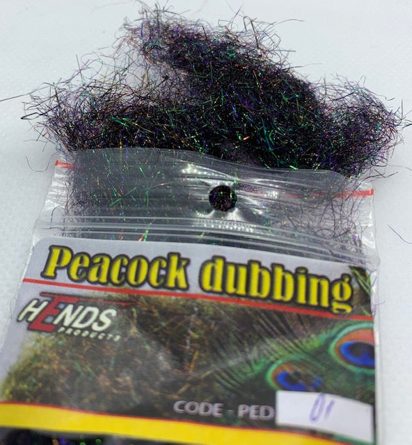 Peacock Dubbing - Bronze Dk / Blue - Violet effect 01