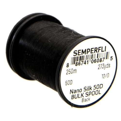 Semperfli Nano Silk 12/0 Black 250 m