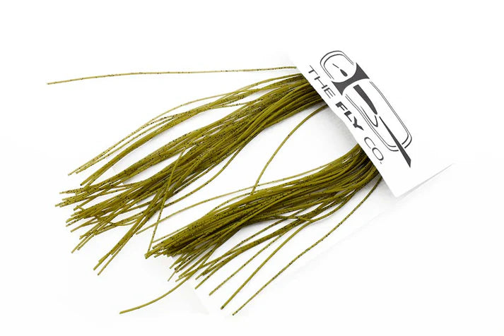 SiliLegs Barred /Flake - Olive-black flake