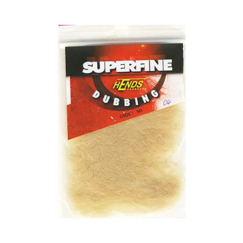 Hends tørrflue Superfine Dubbing - Beige Lt. - 04