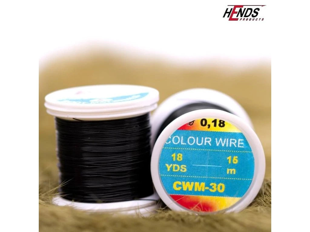 Hends Colour Wire 0,18 - Black - 30