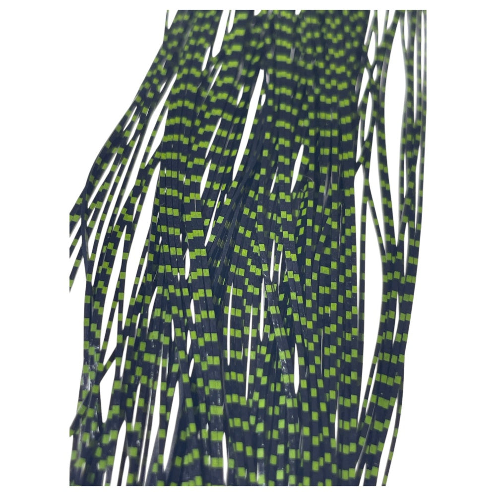 SiliLegs Grizzly Semperfli - Black / Fl Hot Chartreuse