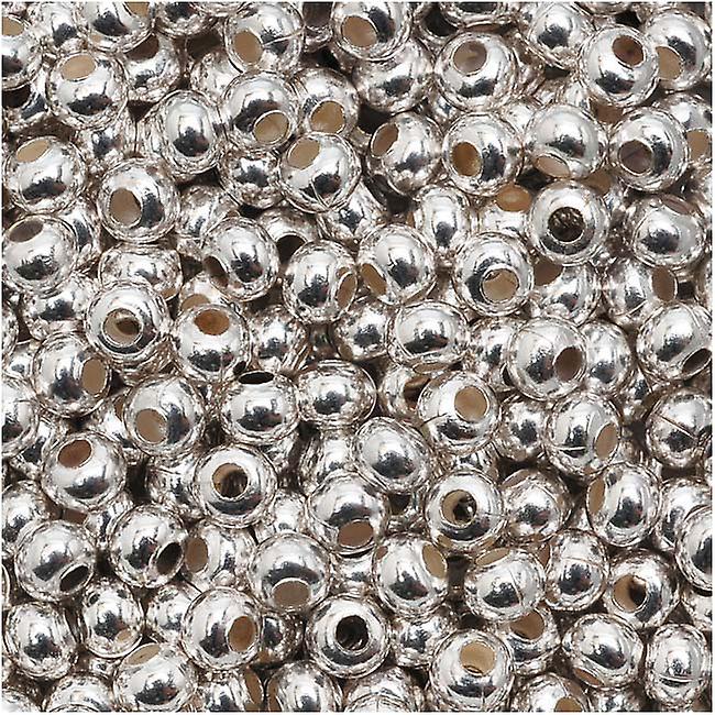 Hends Bead Head (Brass/Messing) - Silver, 4,6 mm