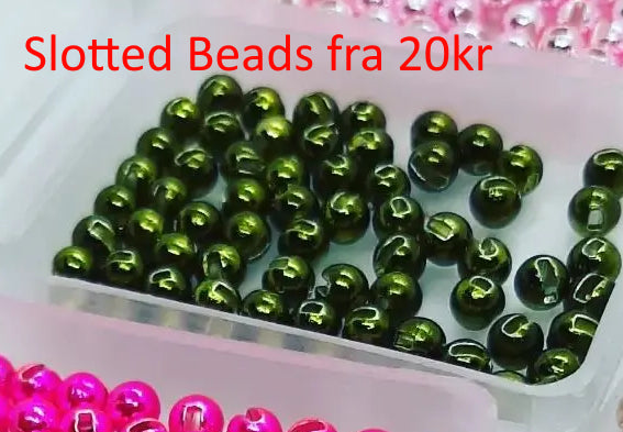 Hends Beads Jig Tungsten Slotted - Anodizing Olive, 2,8 mm