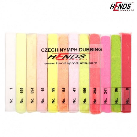Czech Nymph Dubbing Box Brite Dispenser 12 colors -1