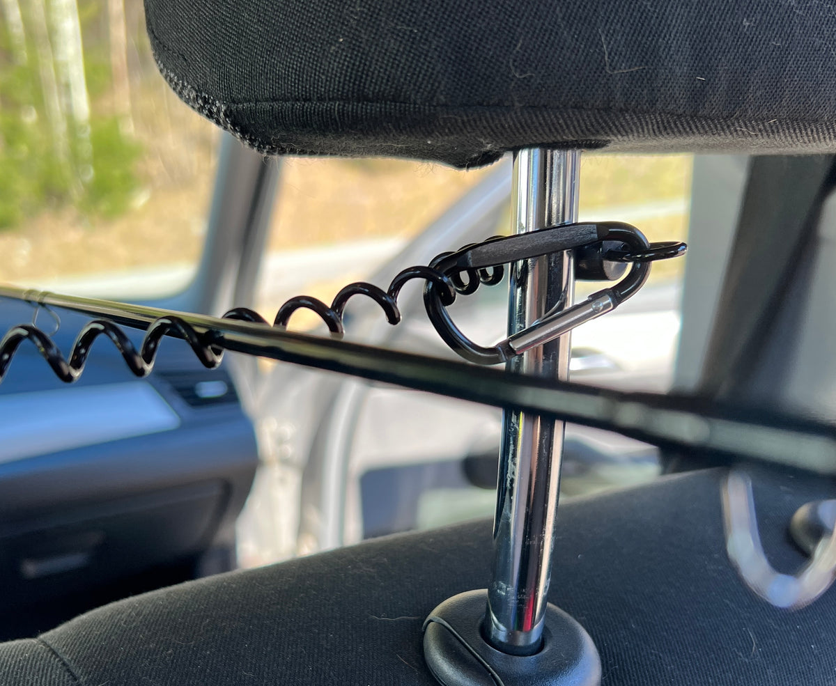 Fluestang oppheng til bil