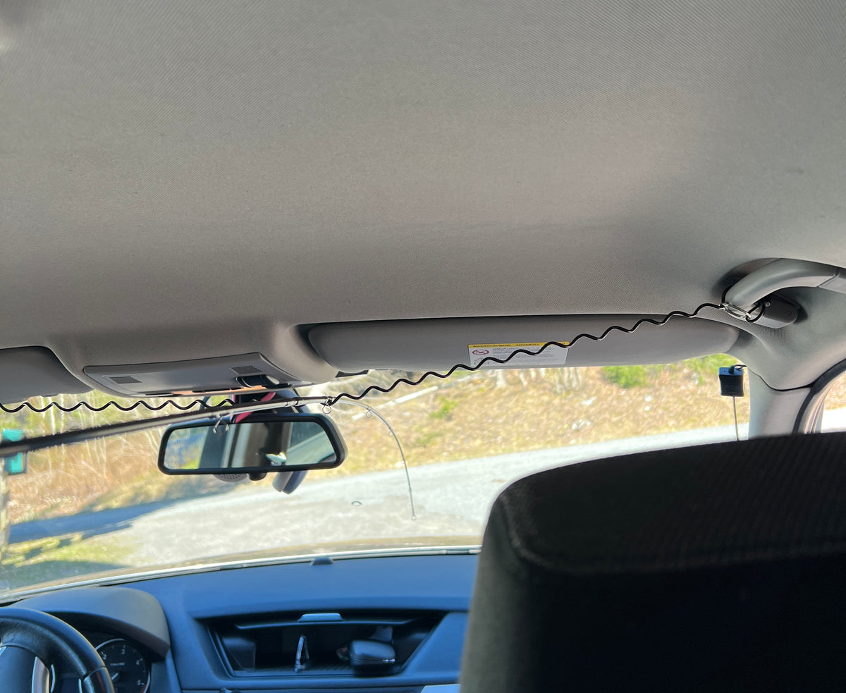 Fluestang oppheng til bil