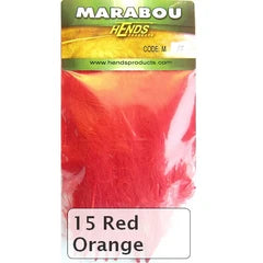 Hends Marabou - Red Orange - 15