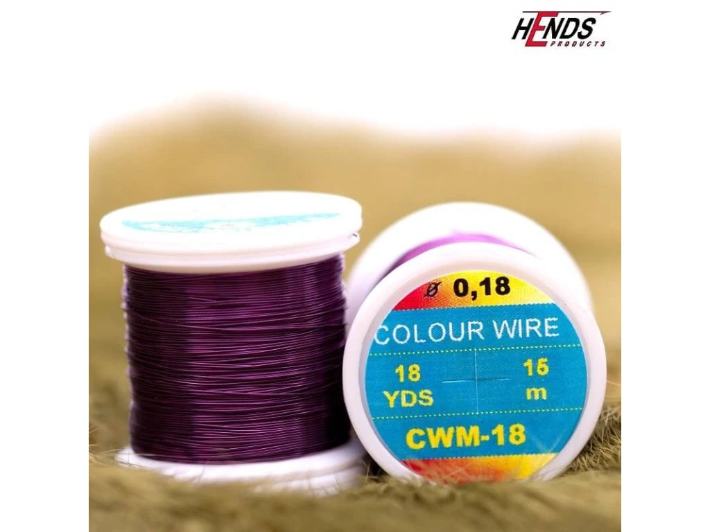 Hends Colour Wire 0,14 - Violet Dk - 18