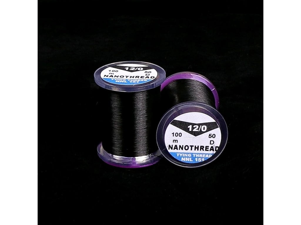 Hends NanoThread 12/0 stor org spole - Black 151