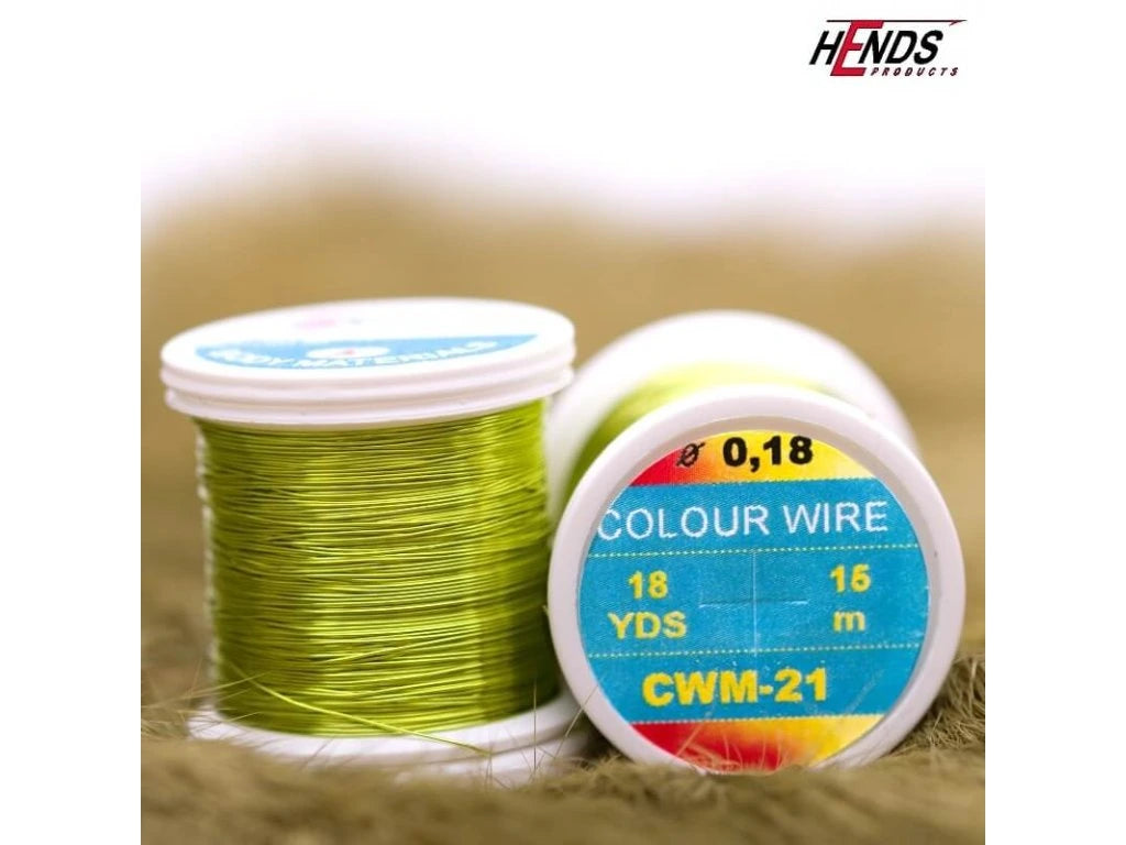 Hends Colour Wire 0,14 - Chartreuse - 21