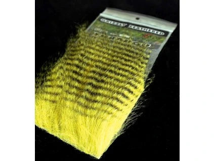 Hends Grizzly furabou 80–100 mm - GRIZZLY FEATH YELLOW OLIVE GFF 934