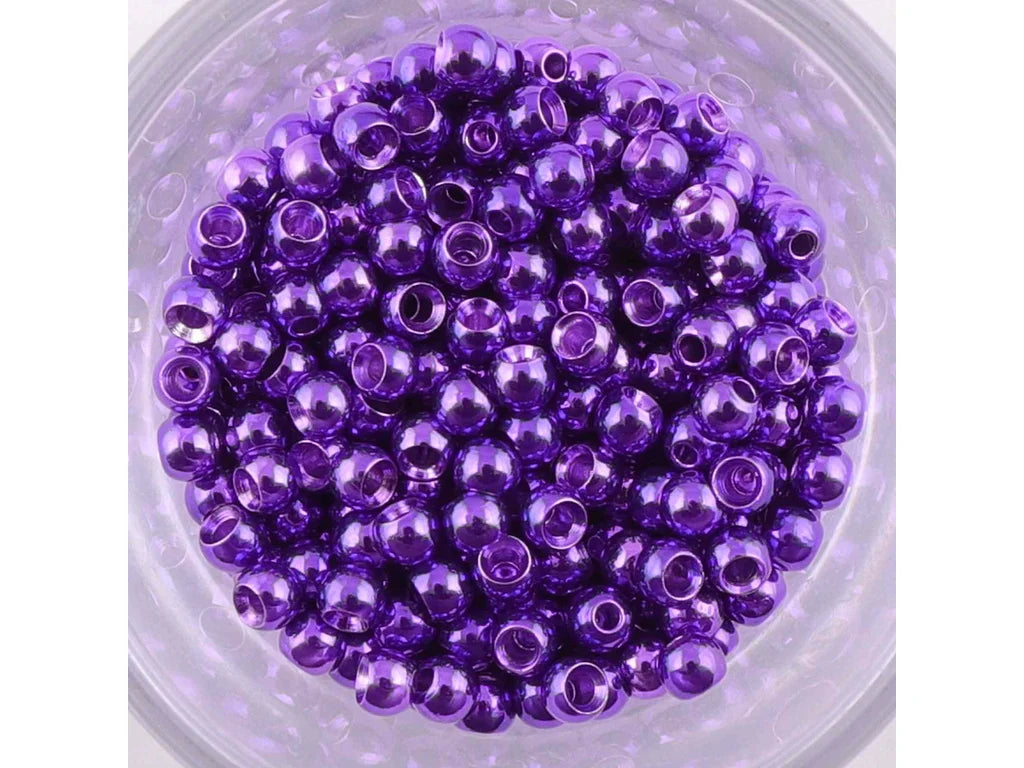 Hends Bead Head (Brass/Messing) - Purple, 3,3 mm