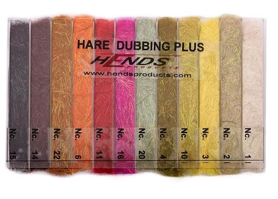 Hare Dubbing Plus - Dispenser 12 colours - 1